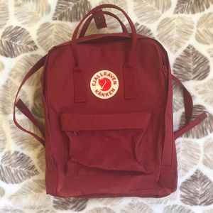 NEW Fjallraven Kanken Burgundy Classic backpack